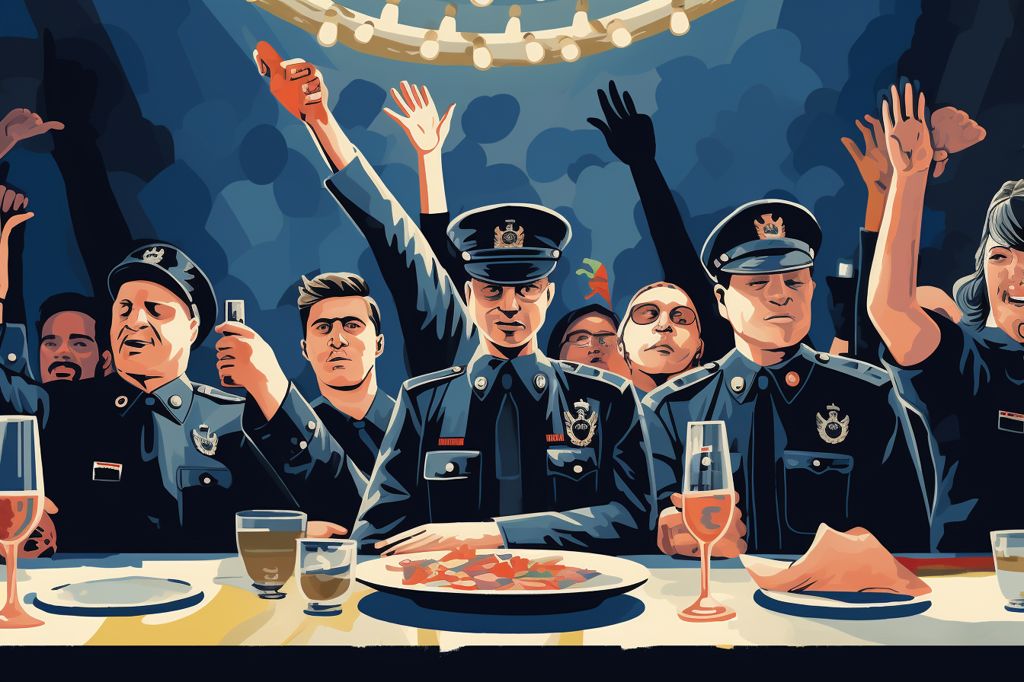 15 Police Officers Face Charges for Fleeing Dinner Party Murder Scene