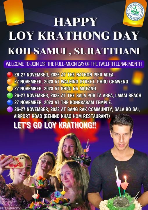 Celebrating Loy Krathong in Koh Samui: A Guide to the Festival of Lights