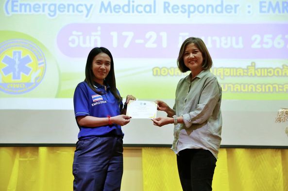 Emergency Medical Responder (EMR) Training Program Concludes in Koh Samui