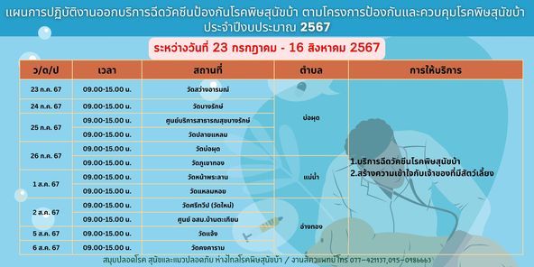 Keep Your Pets Safe: Free Rabies Vaccination Campaign in Koh Samui