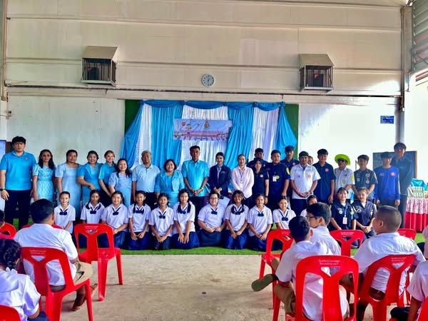 Modern Teenagers Aware of Accident Risks Project Launched at Baan Bophut School