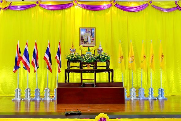 Royal Portrait Ceremony in Koh Samui
