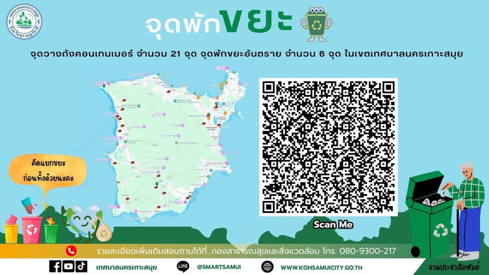 Waste Collection Points in Koh Samui Municipality